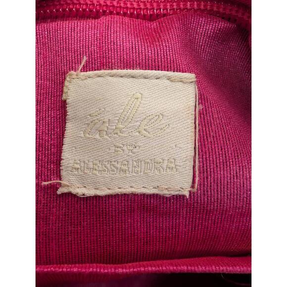 Ale By Alessandra PEACE Beaded Embroidered Tassel Zip Clutch Boho Free Spirit - Picture 5 of 6